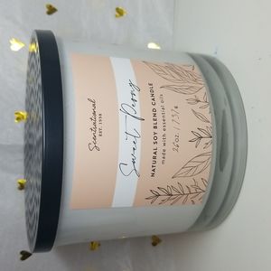 Brand New Scentsational Sweet Peony  Natural Soy Blend Candle